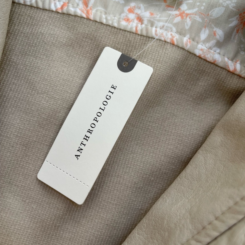 Anthropologie vegan leather jacket NWT - Picture 9 of 13